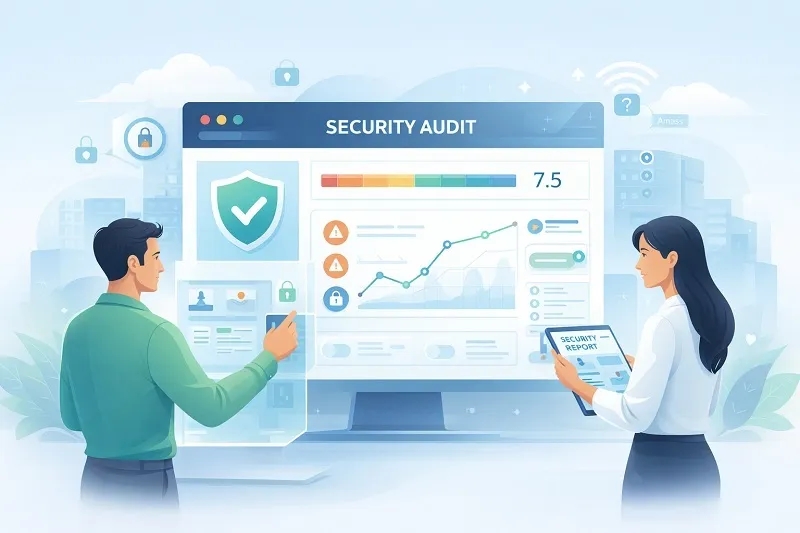 Website security audit process with vulnerability assessment tools and OWASP testing methodology