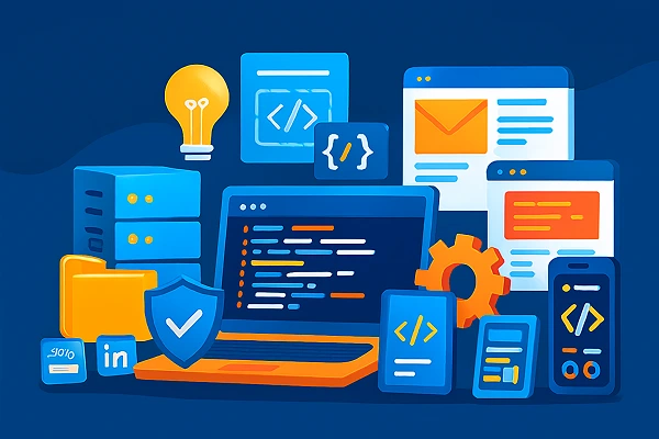 Web applications bundle with ready-to-use full-stack apps, responsive design, backend integrations, and customizable features for developers.